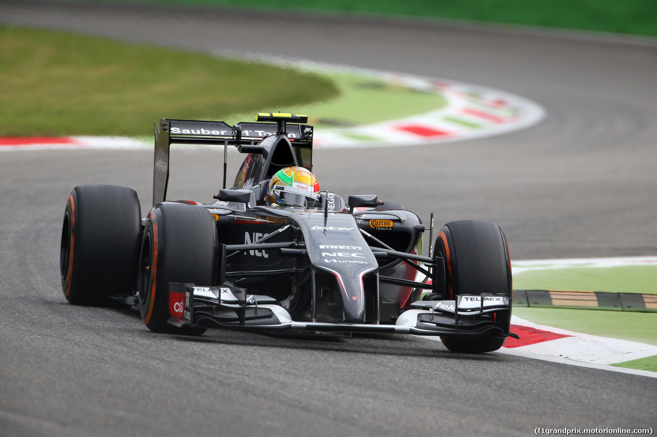 GP ITALIA, 05.09.2014 - Prove Libere 1, Esteban Gutierrez (MEX), Sauber F1 Team C33
