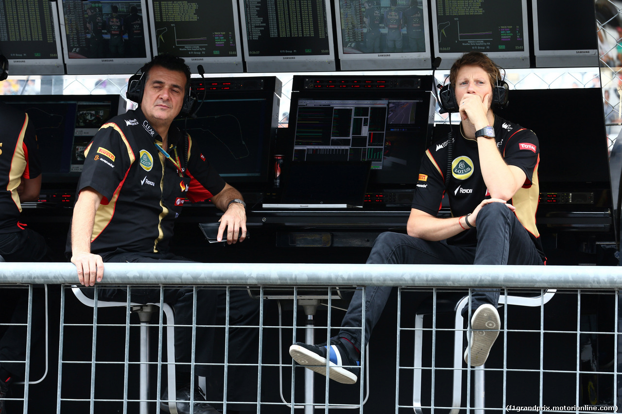 GP ITALIA, 05.09.2014 - Prove Libere 1, Romain Grosjean (FRA) Lotus F1 Team E22