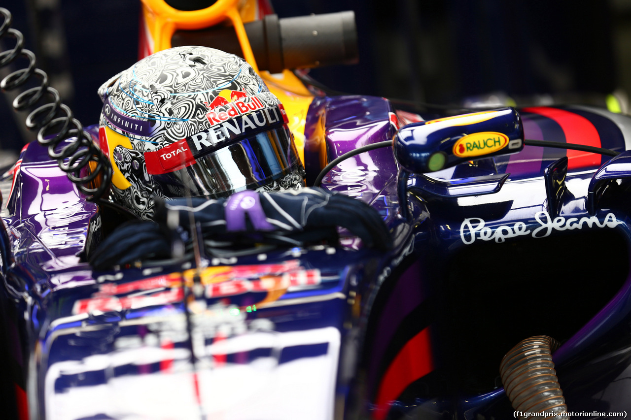 GP ITALIA, 05.09.2014 - Prove Libere 1, Sebastian Vettel (GER) Red Bull Racing RB10