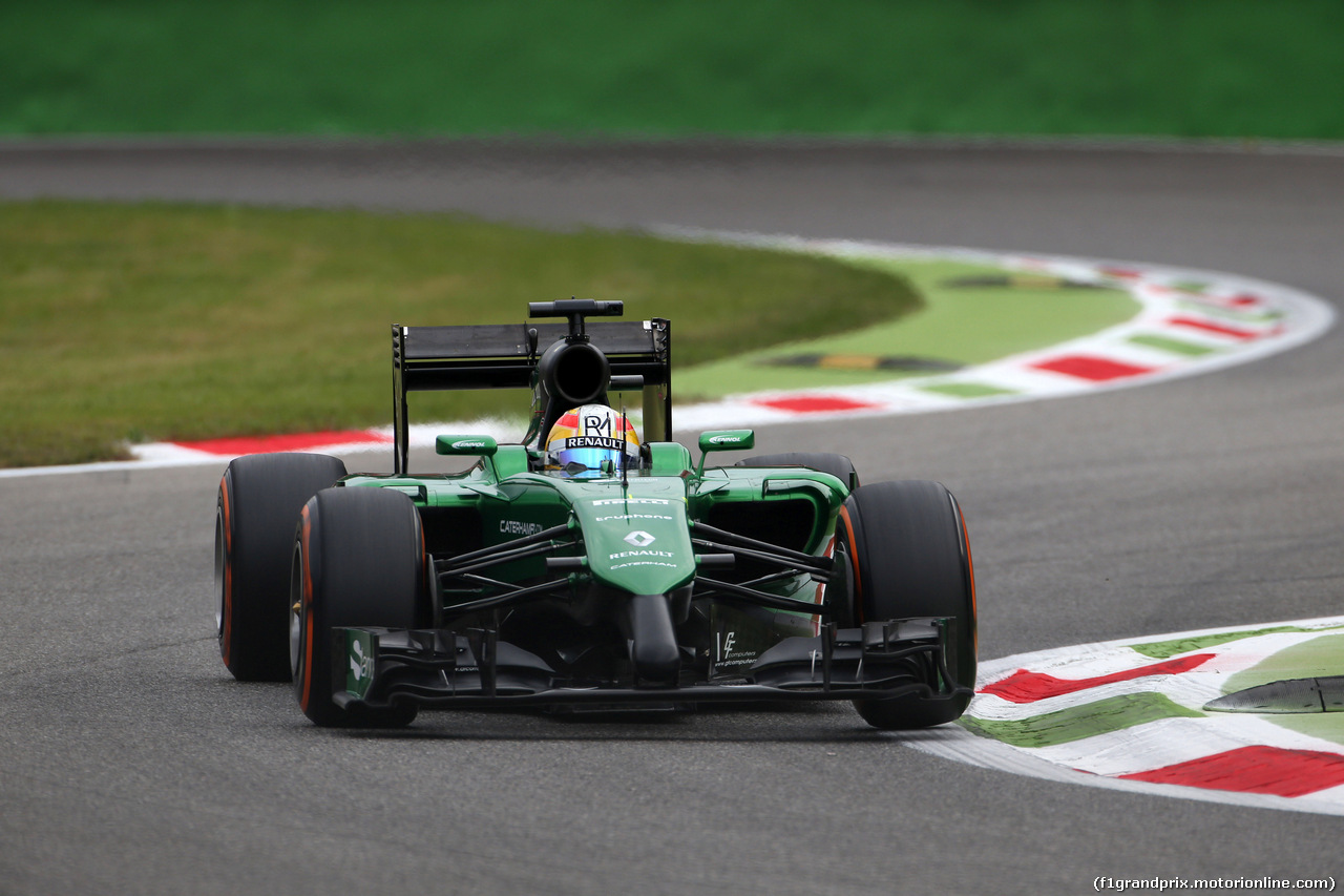 GP ITALIA, 05.09.2014 - Prove Libere 1, Roberto Merhi (ESP) Caterham F1 Team CT-04