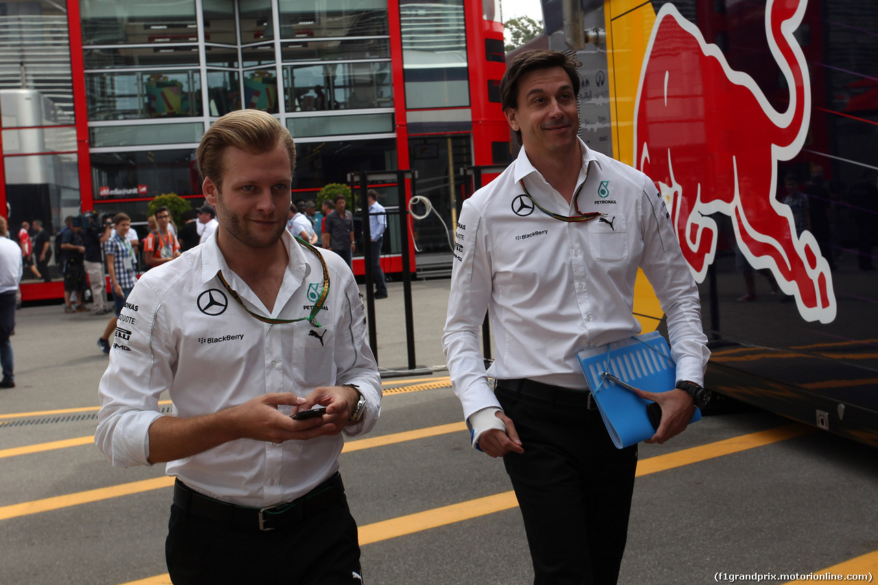 GP ITALIA, 05.09.2014 - Prove Libere 1, Toto Wolff (GER) Mercedes AMG F1 Shareholder e Executive Director