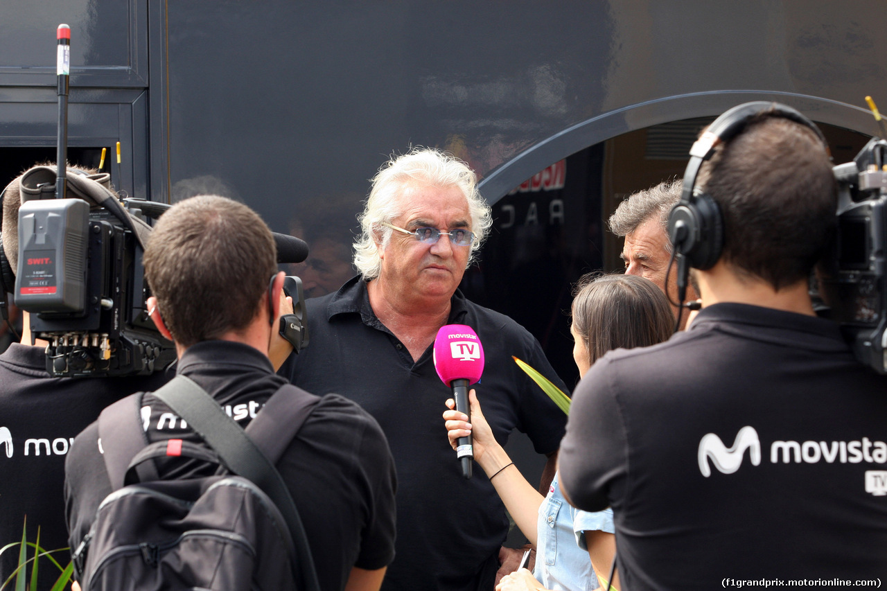 GP ITALIA, 05.09.2014 - Prove Libere 1, Flavio Briatore (ITA)