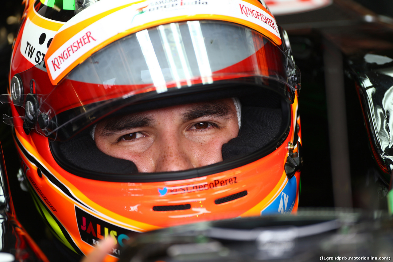 GP ITALIA, 05.09.2014 - Prove Libere 1, Sergio Perez (MEX) Sahara Force India F1 VJM07