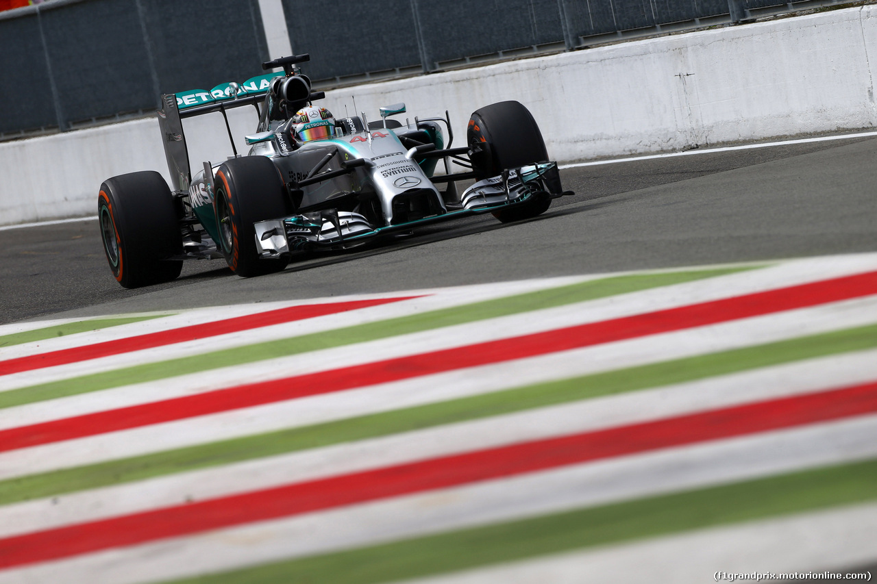 GP ITALIA, 05.09.2014 - Prove Libere 1, Lewis Hamilton (GBR) Mercedes AMG F1 W05