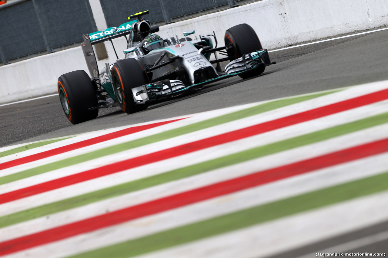 GP ITALIA, 05.09.2014 - Prove Libere 1, Nico Rosberg (GER) Mercedes AMG F1 W05