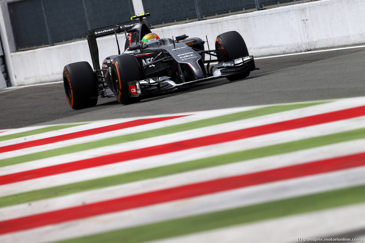 GP ITALIA, 05.09.2014 - Prove Libere 1, Esteban Gutierrez (MEX), Sauber F1 Team C33