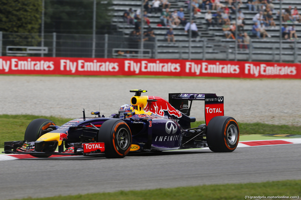 GP ITALIA, 05.09.2014 - Prove Libere 1, Daniel Ricciardo (AUS) Red Bull Racing RB10