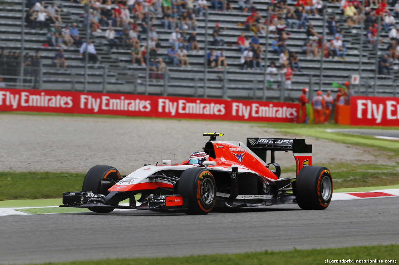 GP ITALIA, 05.09.2014 - Prove Libere 1, Max Chilton (GBR), Marussia F1 Team MR03