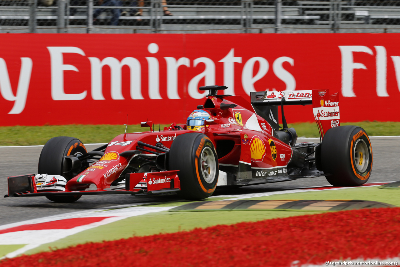 GP ITALIA, 05.09.2014 - Prove Libere 1, Fernando Alonso (ESP) Ferrari F14-T