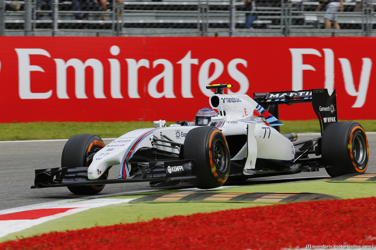 GP ITALIA, 05.09.2014 - Prove Libere 1, Valtteri Bottas (FIN) Williams F1 Team FW36