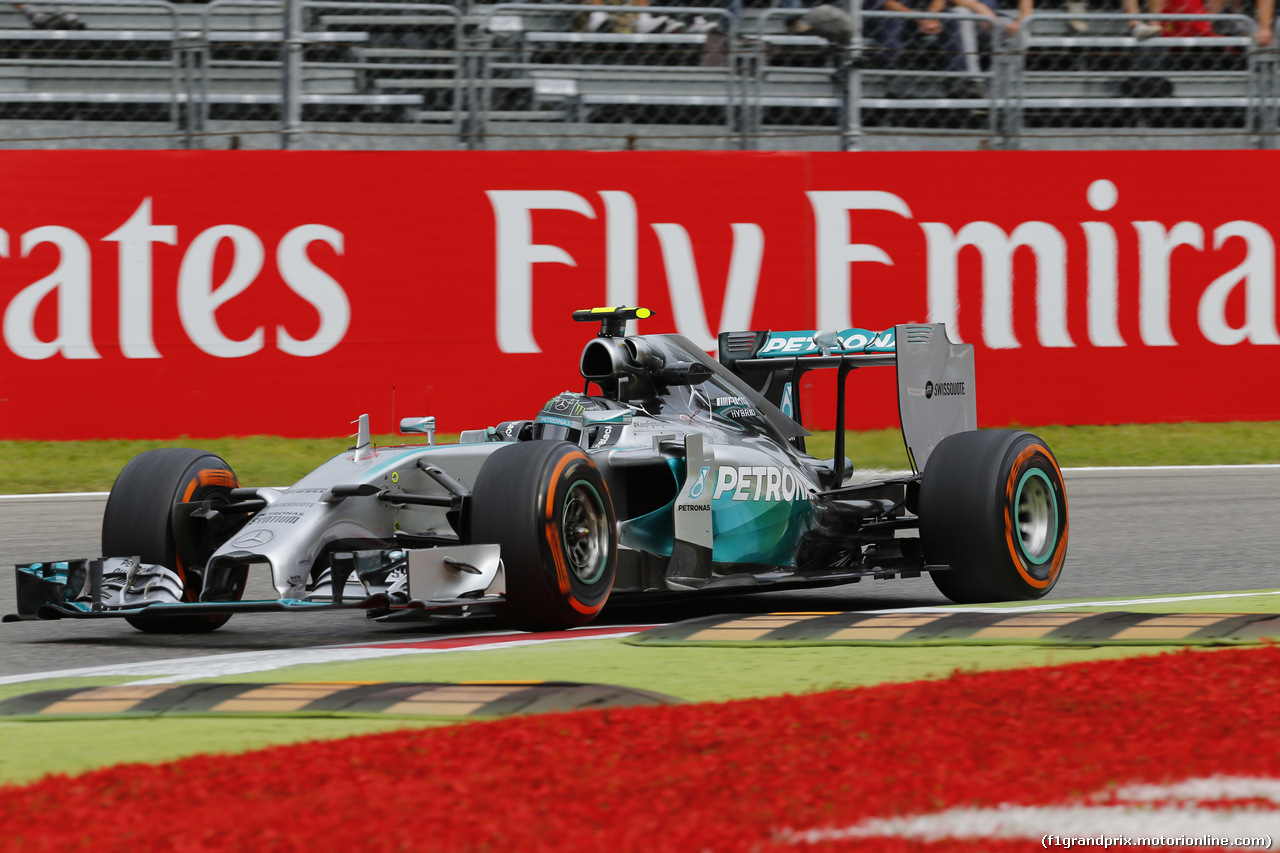 GP ITALIA, 05.09.2014 - Prove Libere 1, Nico Rosberg (GER) Mercedes AMG F1 W05