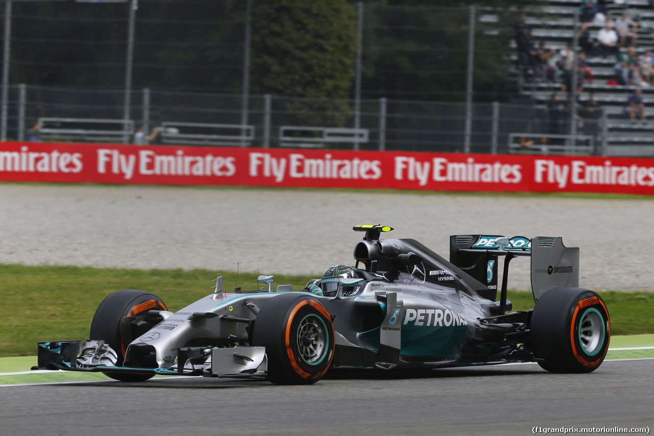 GP ITALIA, 05.09.2014 - Prove Libere 1, Nico Rosberg (GER) Mercedes AMG F1 W05