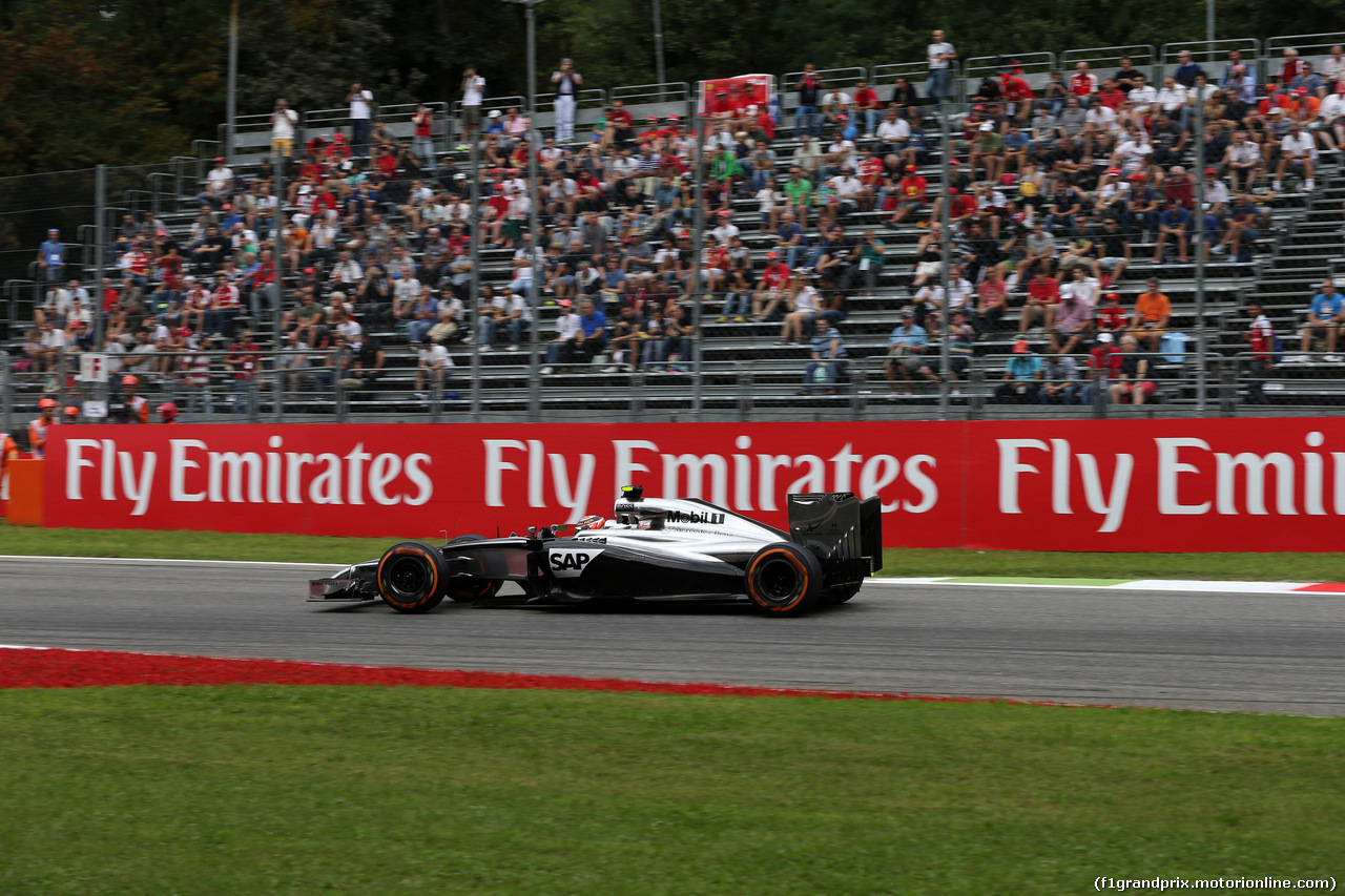 GP ITALIA, 05.09.2014 - Prove Libere 1, Kevin Magnussen (DEN) McLaren Mercedes MP4-29