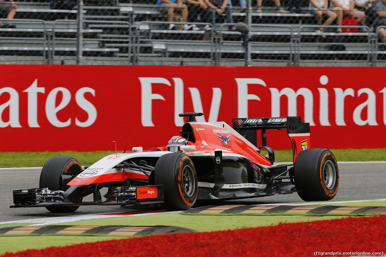 GP ITALIA, 05.09.2014 - Prove Libere 1, Jules Bianchi (FRA) Marussia F1 Team MR03