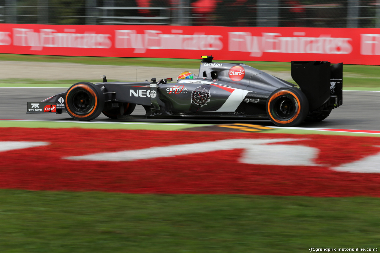 GP ITALIA, 05.09.2014 - Prove Libere 1, Esteban Gutierrez (MEX), Sauber F1 Team C33