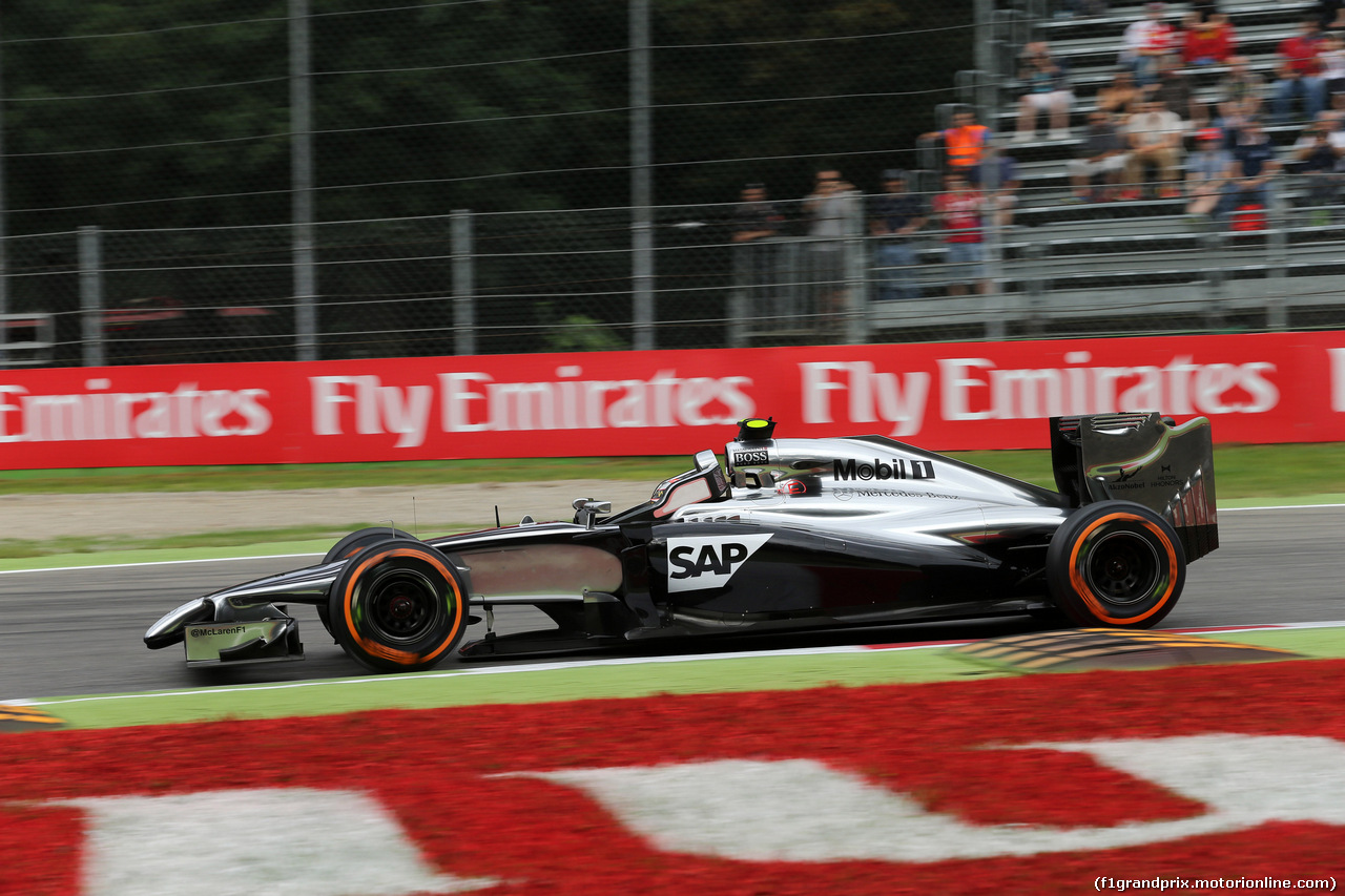 GP ITALIA, 05.09.2014 - Prove Libere 1, Kevin Magnussen (DEN) McLaren Mercedes MP4-29