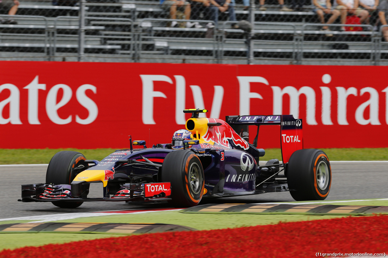 GP ITALIA, 05.09.2014 - Prove Libere 1, Daniel Ricciardo (AUS) Red Bull Racing RB10