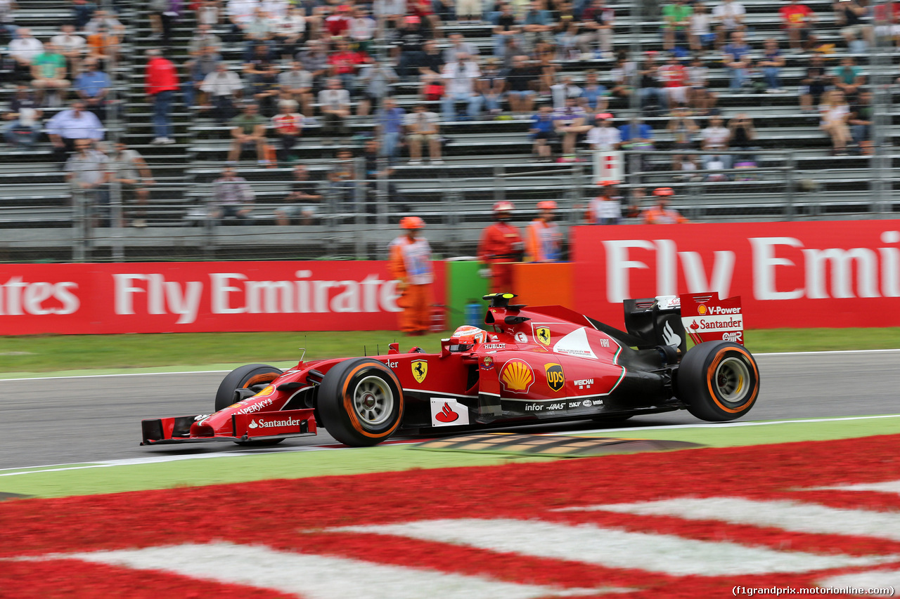 GP ITALIA, 05.09.2014 - Prove Libere 1, Kimi Raikkonen (FIN) Ferrari F14-T