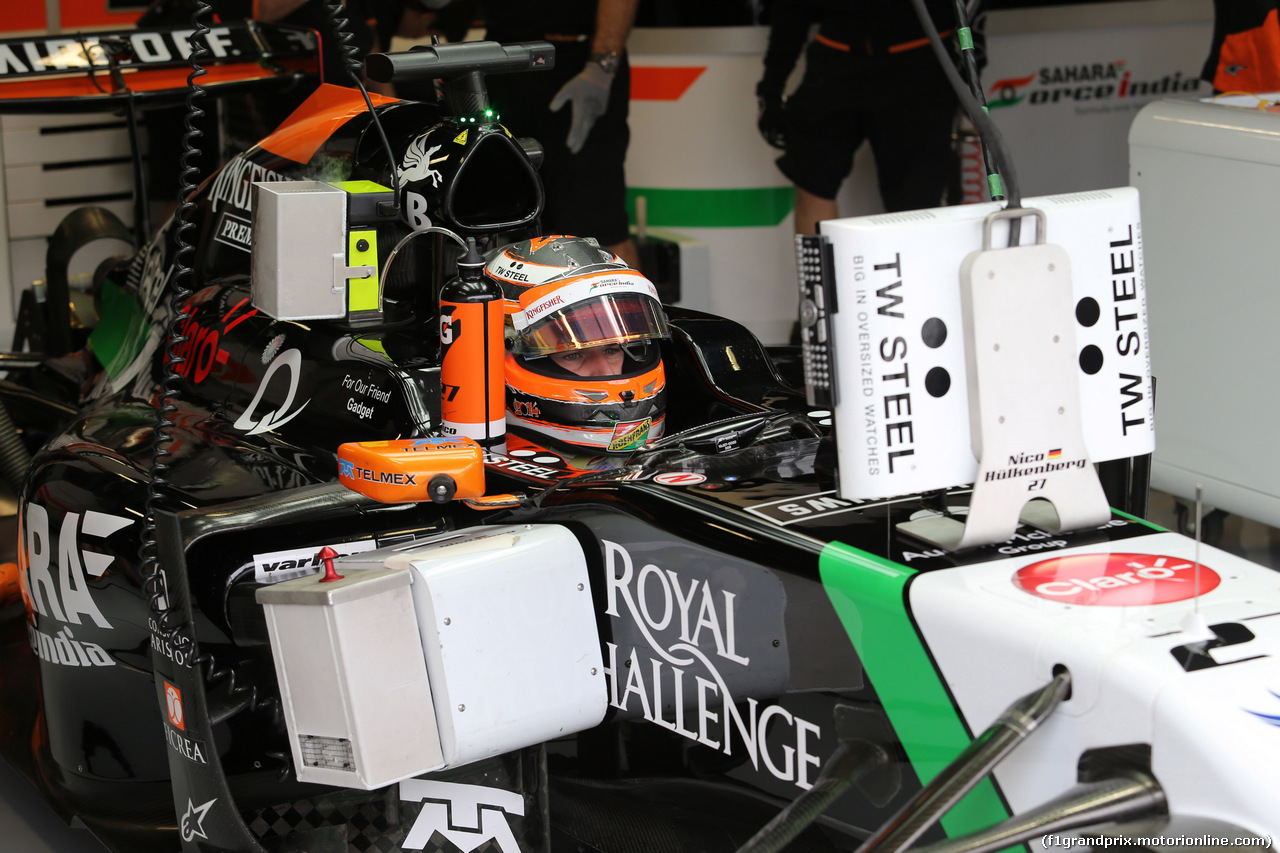 GP ITALIA, 05.09.2014 - Prove Libere 1, Nico Hulkenberg (GER) Sahara Force India F1 VJM07