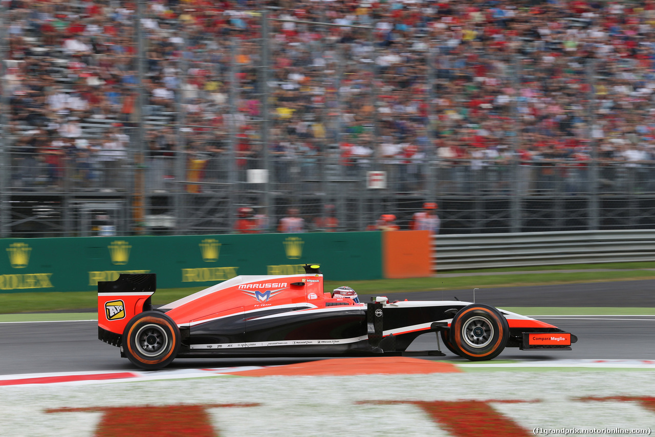 GP ITALIA, 05.09.2014 - Prove Libere 1, Max Chilton (GBR), Marussia F1 Team MR03