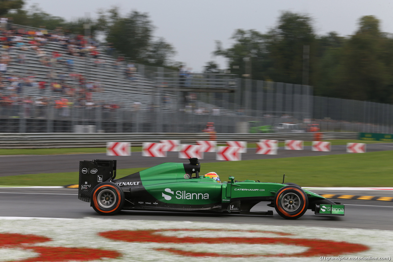 GP ITALIA, 05.09.2014 - Prove Libere 1, Roberto Merhi (ESP) Caterham F1 Team CT-04