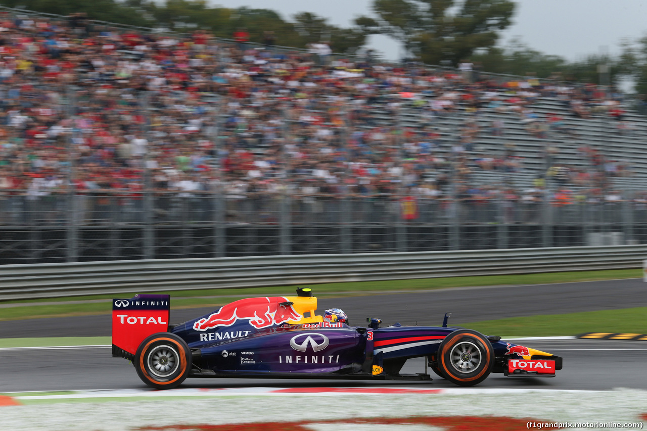 GP ITALIA, 05.09.2014 - Prove Libere 1, Daniel Ricciardo (AUS) Red Bull Racing RB10