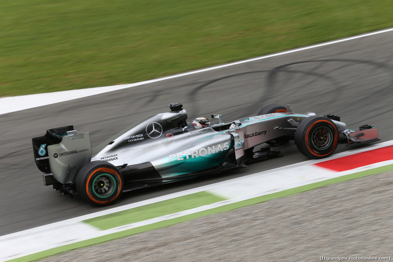 GP ITALIA, 05.09.2014 - Prove Libere 1, Lewis Hamilton (GBR) Mercedes AMG F1 W05