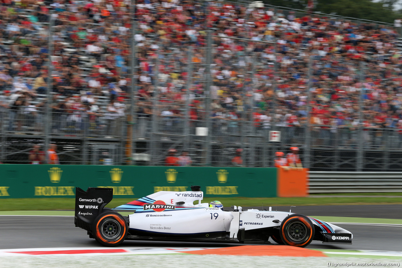GP ITALIA, 05.09.2014 - Prove Libere 1, Felipe Massa (BRA) Williams F1 Team FW36