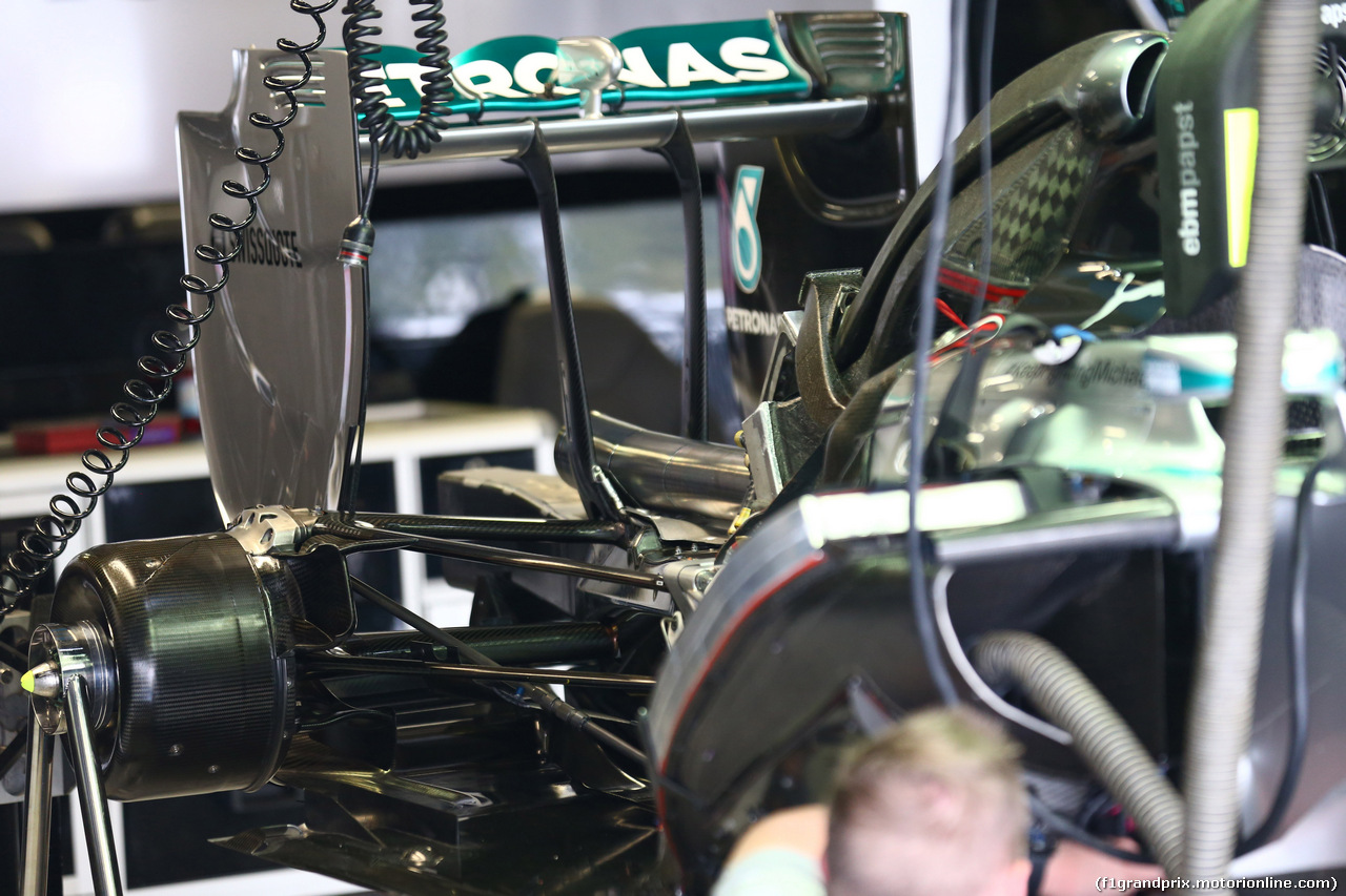 GP ITALIA, 05.09.2014 - Prove Libere 1, Mercedes AMG F1 W05, detail