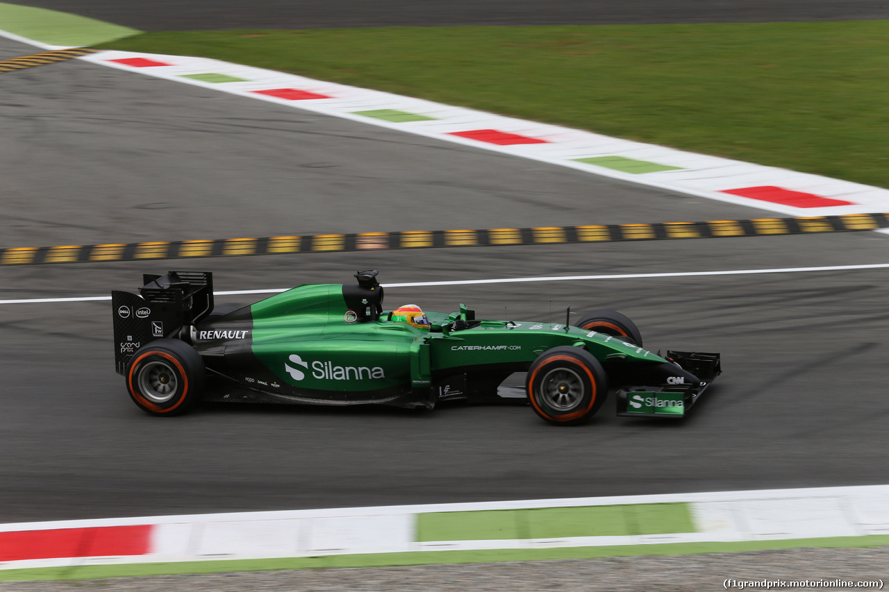 GP ITALIA, 05.09.2014 - Prove Libere 1, Roberto Merhi (ESP) Caterham F1 Team CT-04