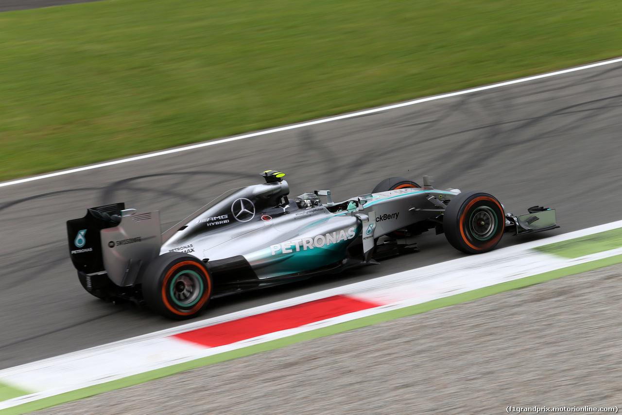 GP ITALIA, 05.09.2014 - Prove Libere 1, Nico Rosberg (GER) Mercedes AMG F1 W05