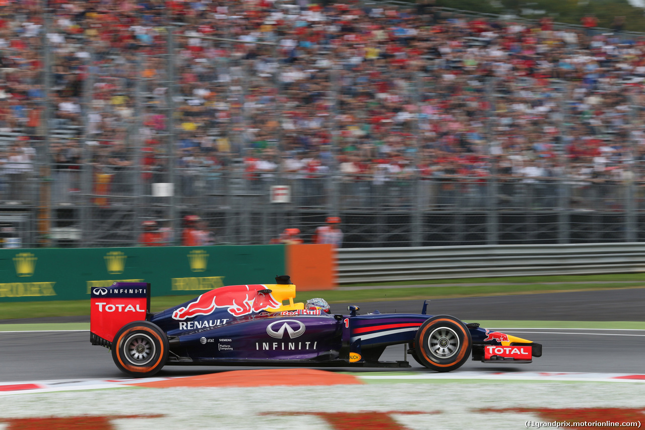 GP ITALIA, 05.09.2014 - Prove Libere 1, Sebastian Vettel (GER) Red Bull Racing RB10