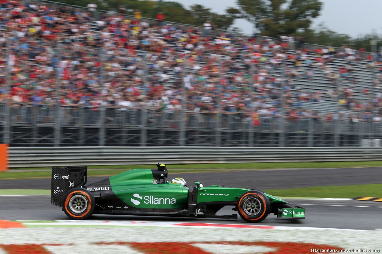 GP ITALIA, 05.09.2014 - Prove Libere 1, Marcus Ericsson (SUE) Caterham F1 Team CT-04