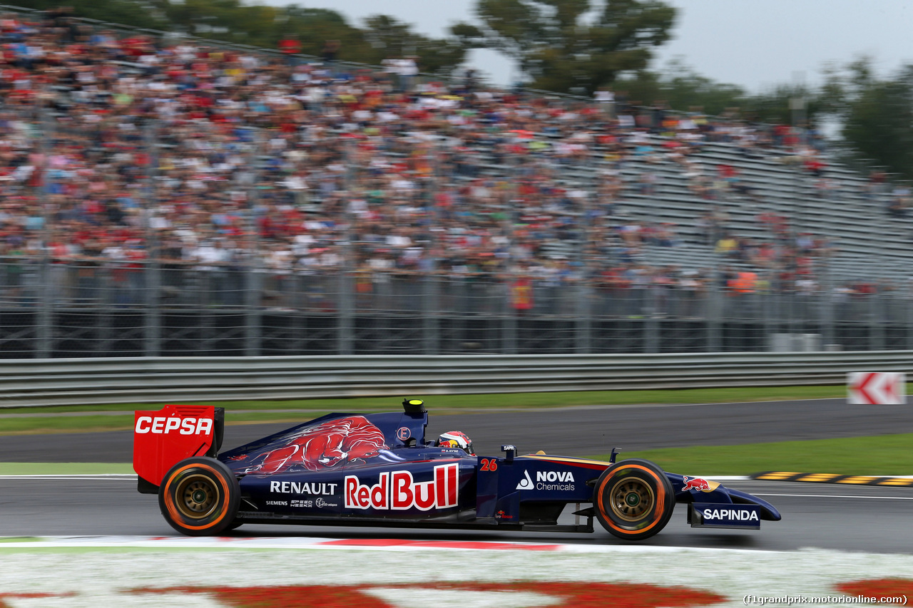 GP ITALIA, 05.09.2014 - Prove Libere 1, Daniil Kvyat (RUS) Scuderia Toro Rosso STR9