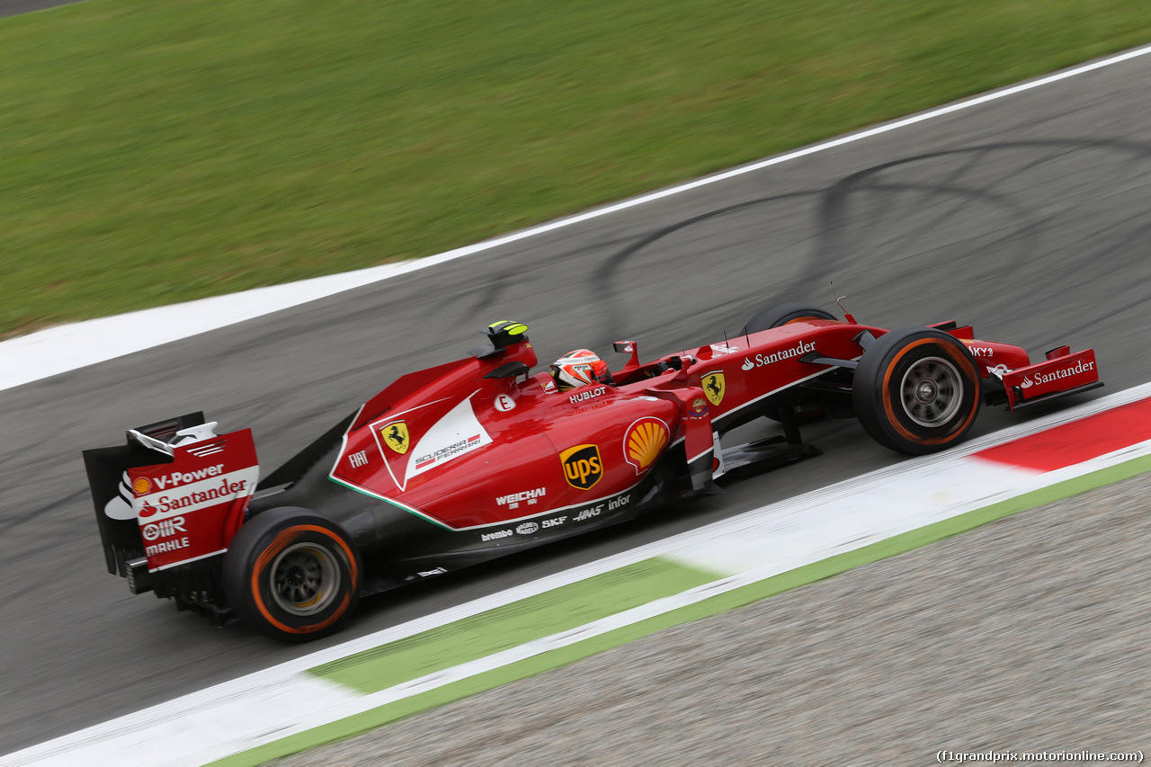 GP ITALIA, 05.09.2014 - Prove Libere 1, Kimi Raikkonen (FIN) Ferrari F14-T