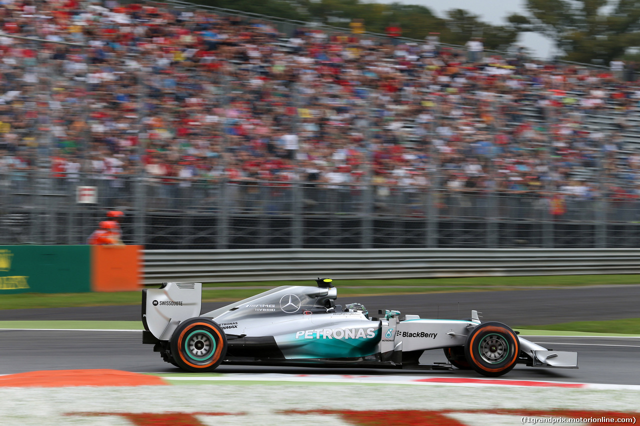GP ITALIA, 05.09.2014 - Prove Libere 1, Nico Rosberg (GER) Mercedes AMG F1 W05