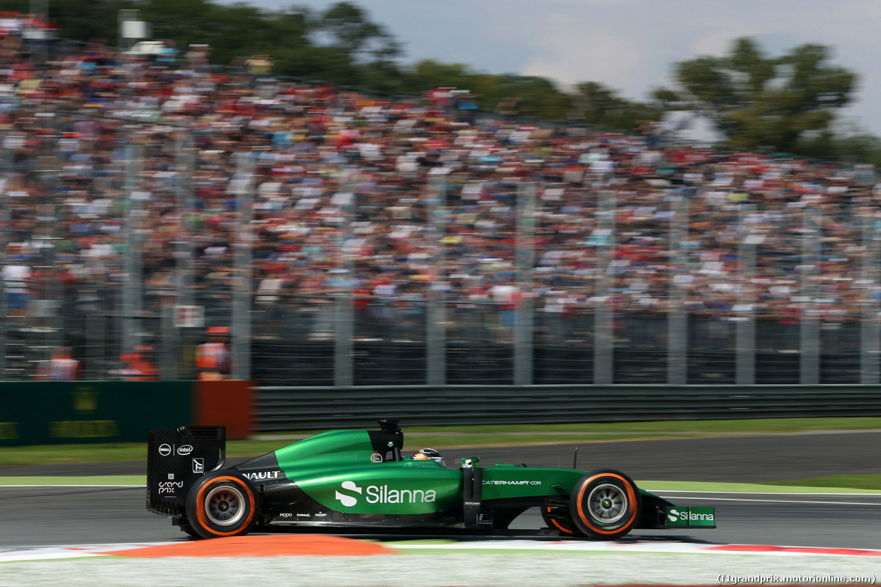 GP ITALIA, 05.09.2014 - Prove Libere 2, Kamui Kobayashi (JAP) Caterham F1 Team CT-04
