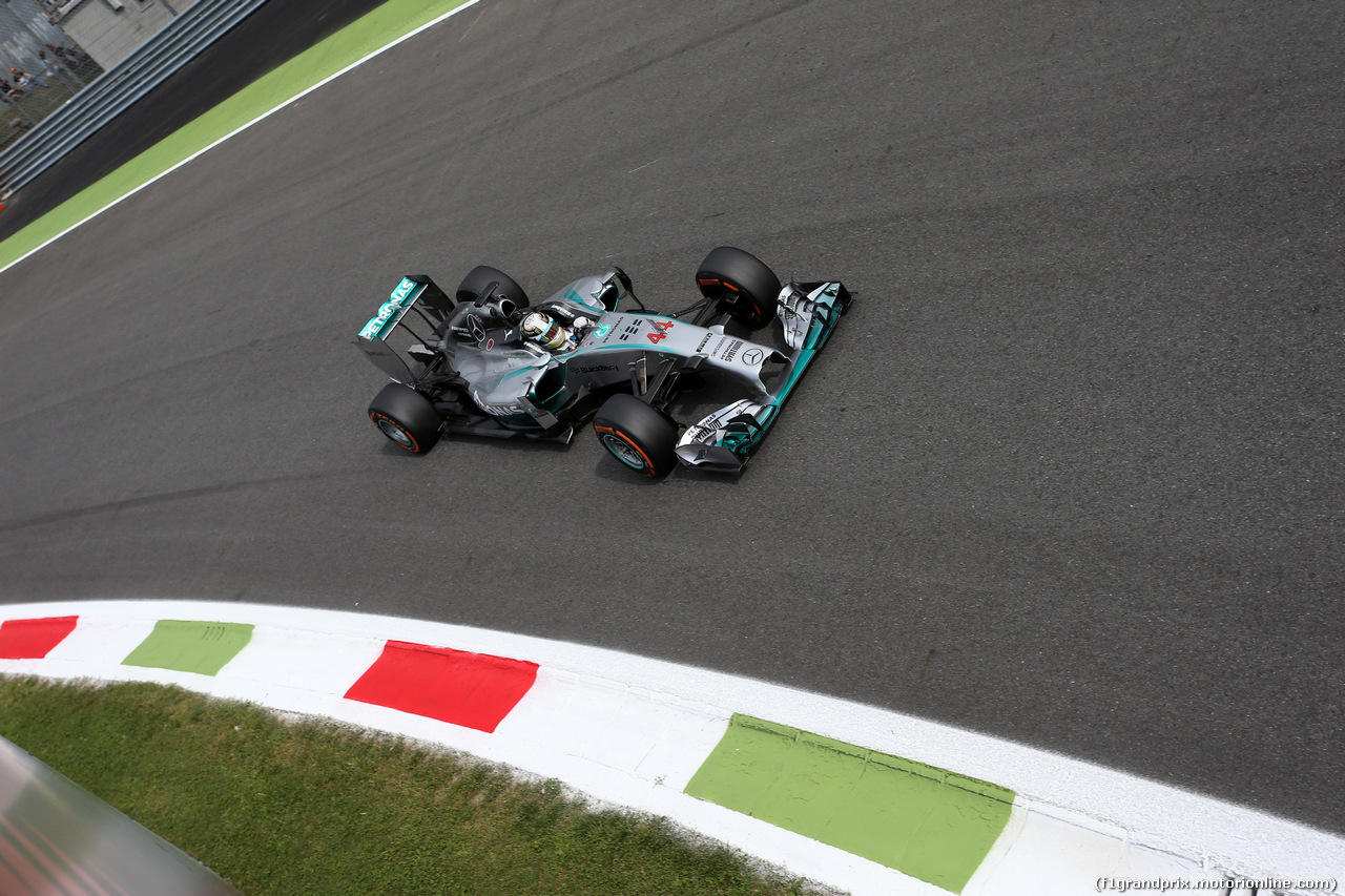 GP ITALIA, 05.09.2014 - Prove Libere 2, Lewis Hamilton (GBR) Mercedes AMG F1 W05
