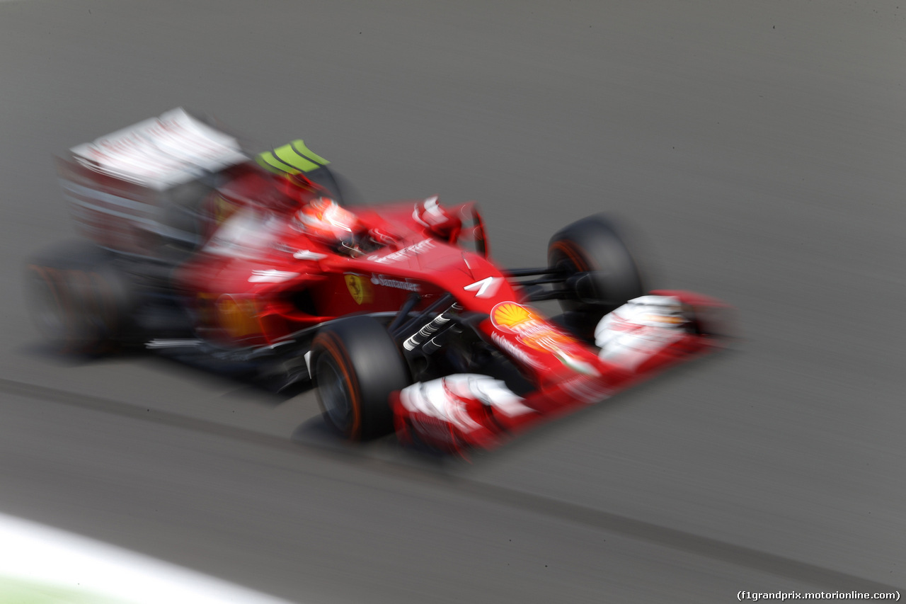 GP ITALIA, 05.09.2014 - Prove Libere 2, Kimi Raikkonen (FIN) Ferrari F14-T