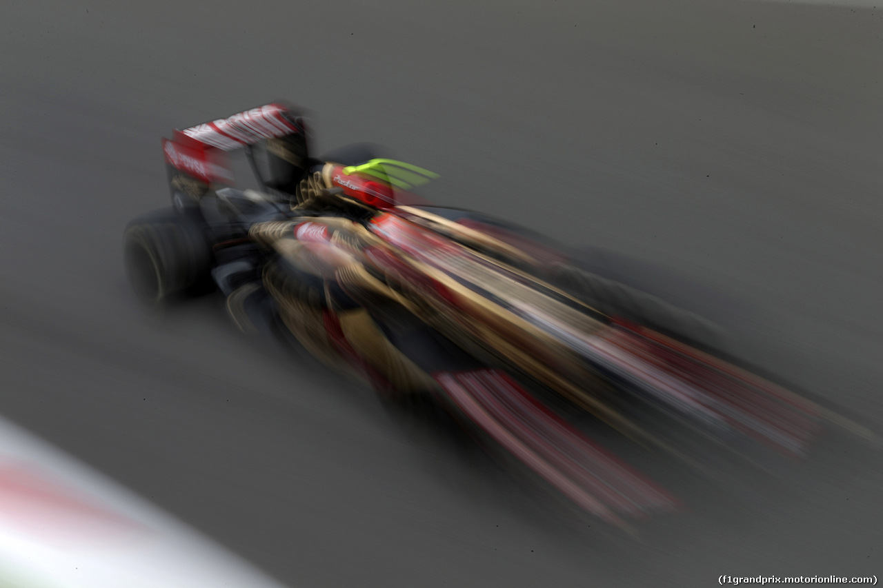 GP ITALIA, 05.09.2014 - Prove Libere 2, Pastor Maldonado (VEN) Lotus F1 Team E22