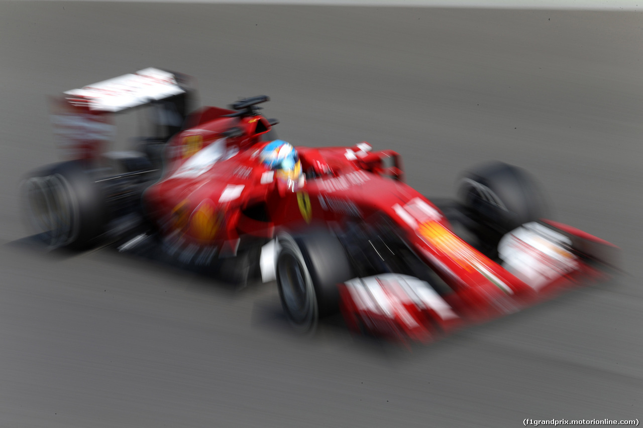 GP ITALIA, 05.09.2014 - Prove Libere 2, Fernando Alonso (ESP) Ferrari F14-T