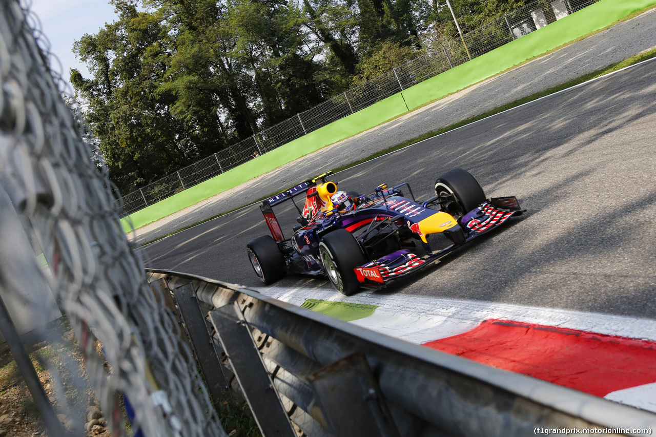 GP ITALIA, 05.09.2014 - Prove Libere 2, Daniel Ricciardo (AUS) Red Bull Racing RB10