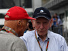 GP ITALIA, 05.09.2014 - Free Practice 1, Nikki Lauda (AU), Mercedes e John Surtees (GBR).