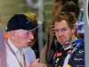 GP ITALIA, 05.09.2014 - Free Practice 2, John Surtees (GBR) e Sebastian Vettel (GER) Red Bull Racing RB10