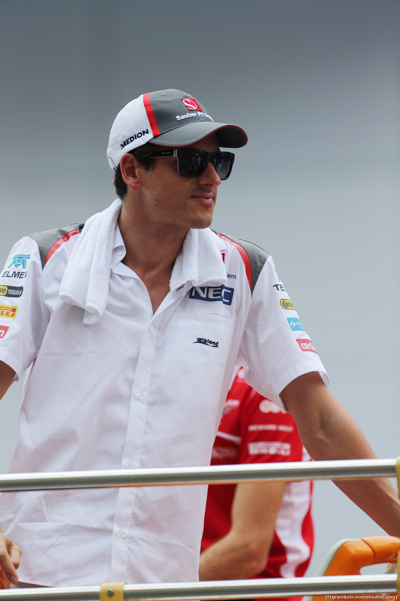 GP MALESIA, 30.03.2014 - Adrian Sutil (GER) Sauber F1 Team C33 at drivers parade