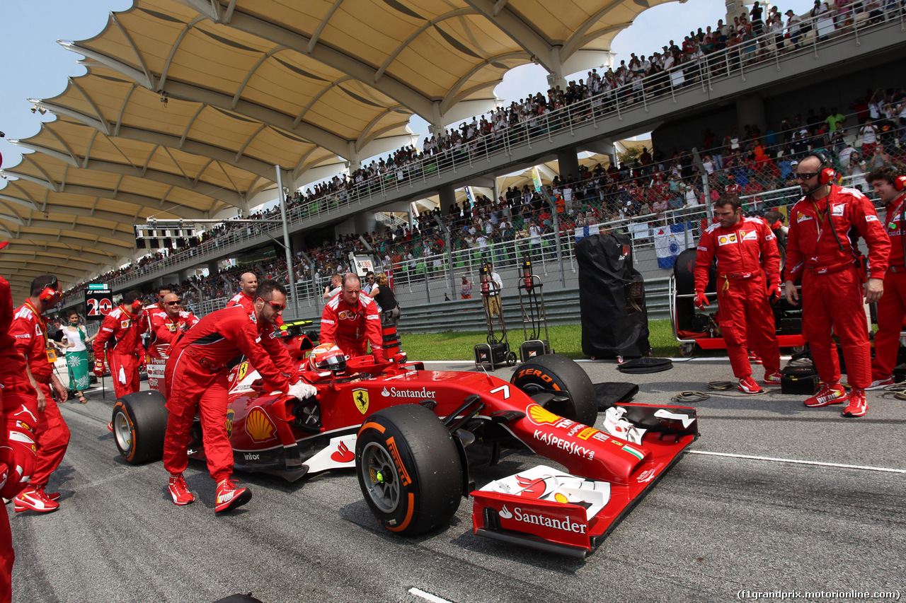 GP MALESIA, 30.03.2014 - Gara, Kimi Raikkonen (FIN) Ferrari F14-T