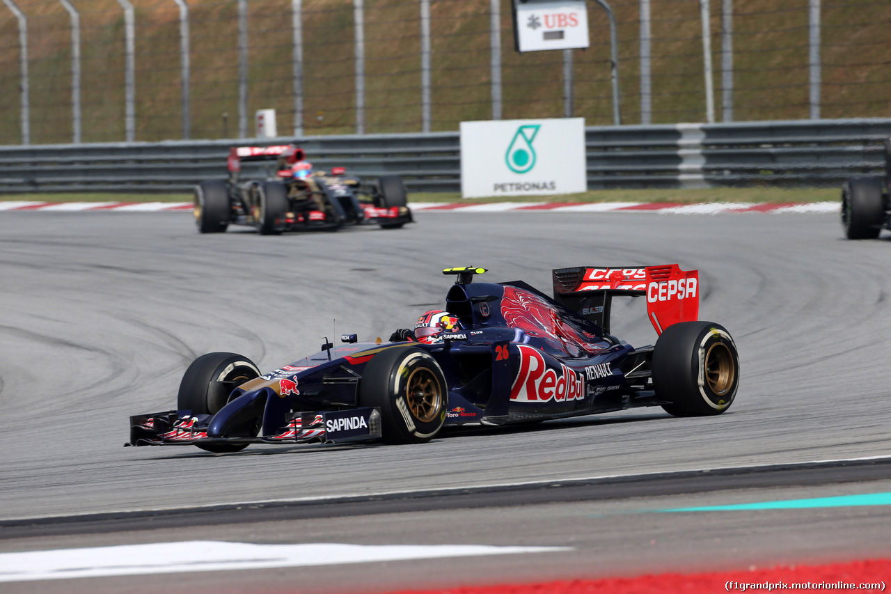 GP MALESIA, 30.03.2014 - Gara, Daniil Kvyat (RUS) Scuderia Toro Rosso STR9