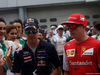 GP MALESIA, 30.03.2014 - Sebastian Vettel (GER) Red Bull Racing RB10 e Kimi Raikkonen (FIN) Ferrari F14-T at drivers parade