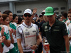 GP MALESIA, 30.03.2014 - Jenson Button (GBR) McLaren Mercedes MP4-29 e Marcus Ericsson (SUE) Caterham F1 Team CT-04 at drivers parade