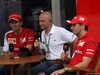 GP MALESIA, 30.03.2014- (L-R) Pedro de La Rosa (ESP), Test Driver Ferrari e Marc Gene (ESP), Test Driver Ferrari
